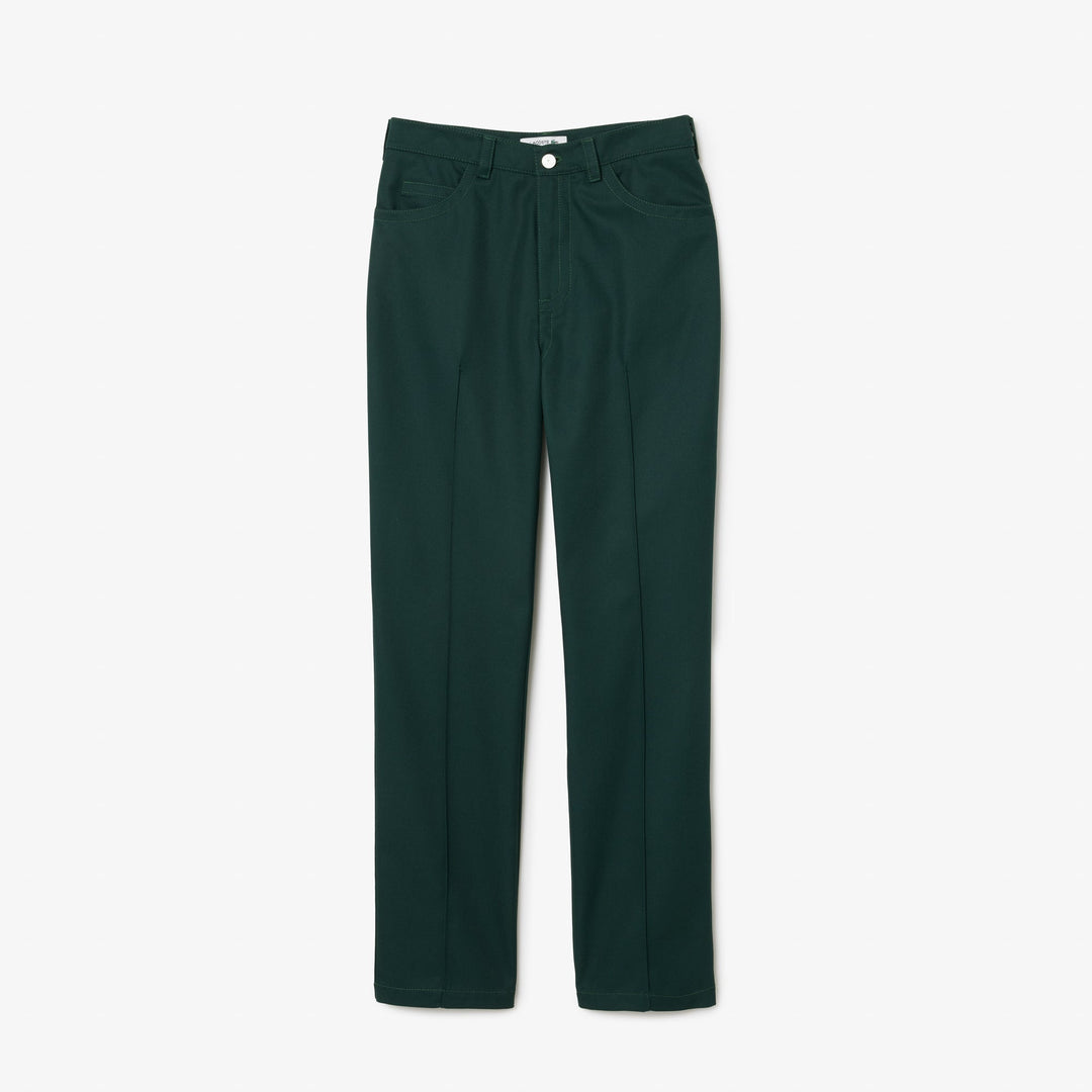 Straight Fit Topstitch Detail Pants - HF3247