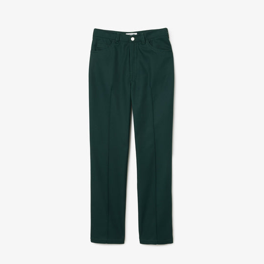 Straight Fit Topstitch Detail Pants - HF3247