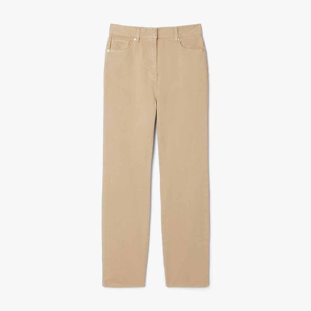Slim Fit High Waist Denim Pants - HF4168