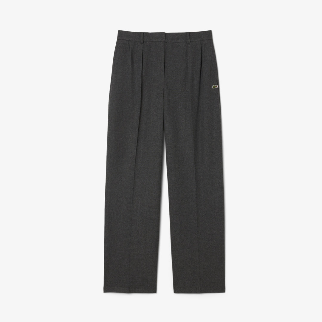 Oversized Pleated Flannel Pants - HF5359