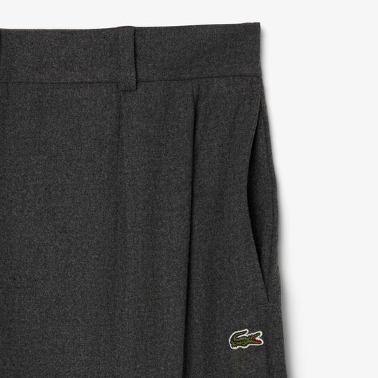 Oversized Pleated Flannel Pants - HF5359