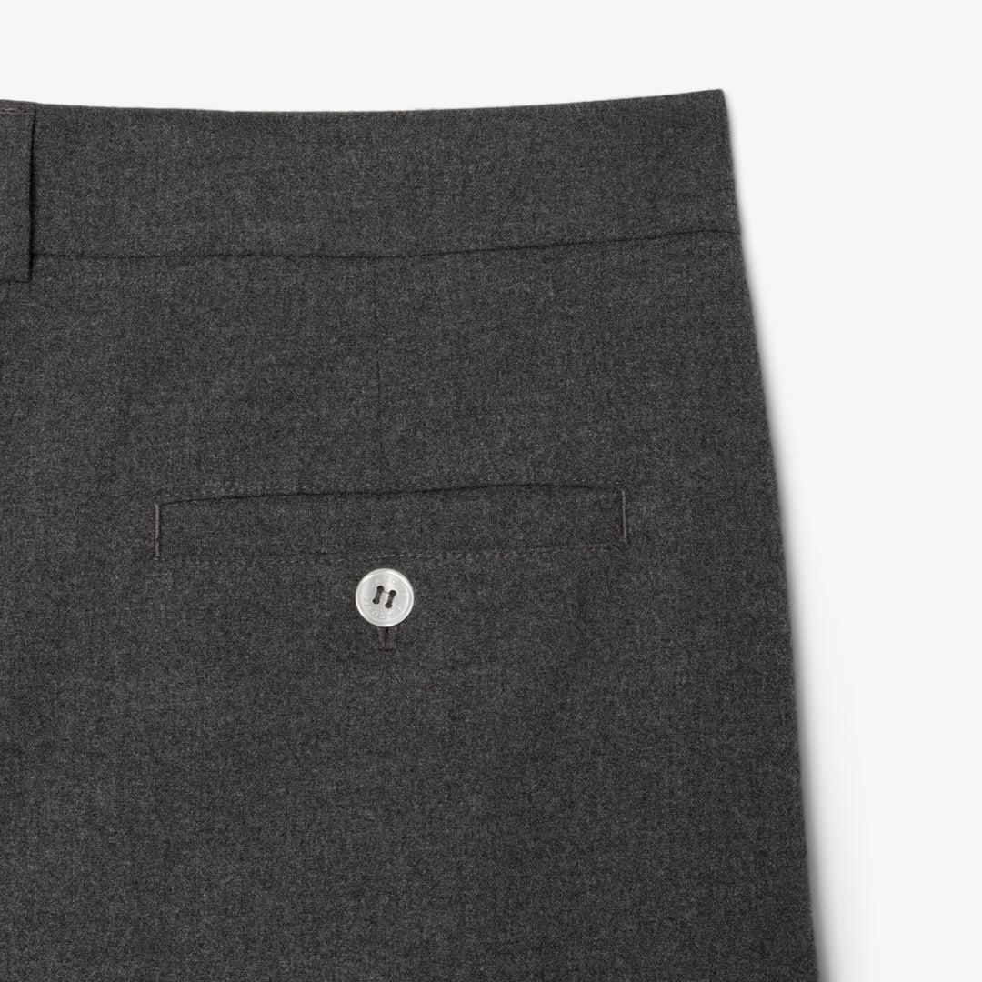Oversized Pleated Flannel Pants - HF5359