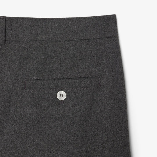 Oversized Pleated Flannel Pants - HF5359