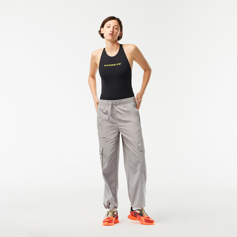 Women’s Lacoste Wide Leg Cargo Pants