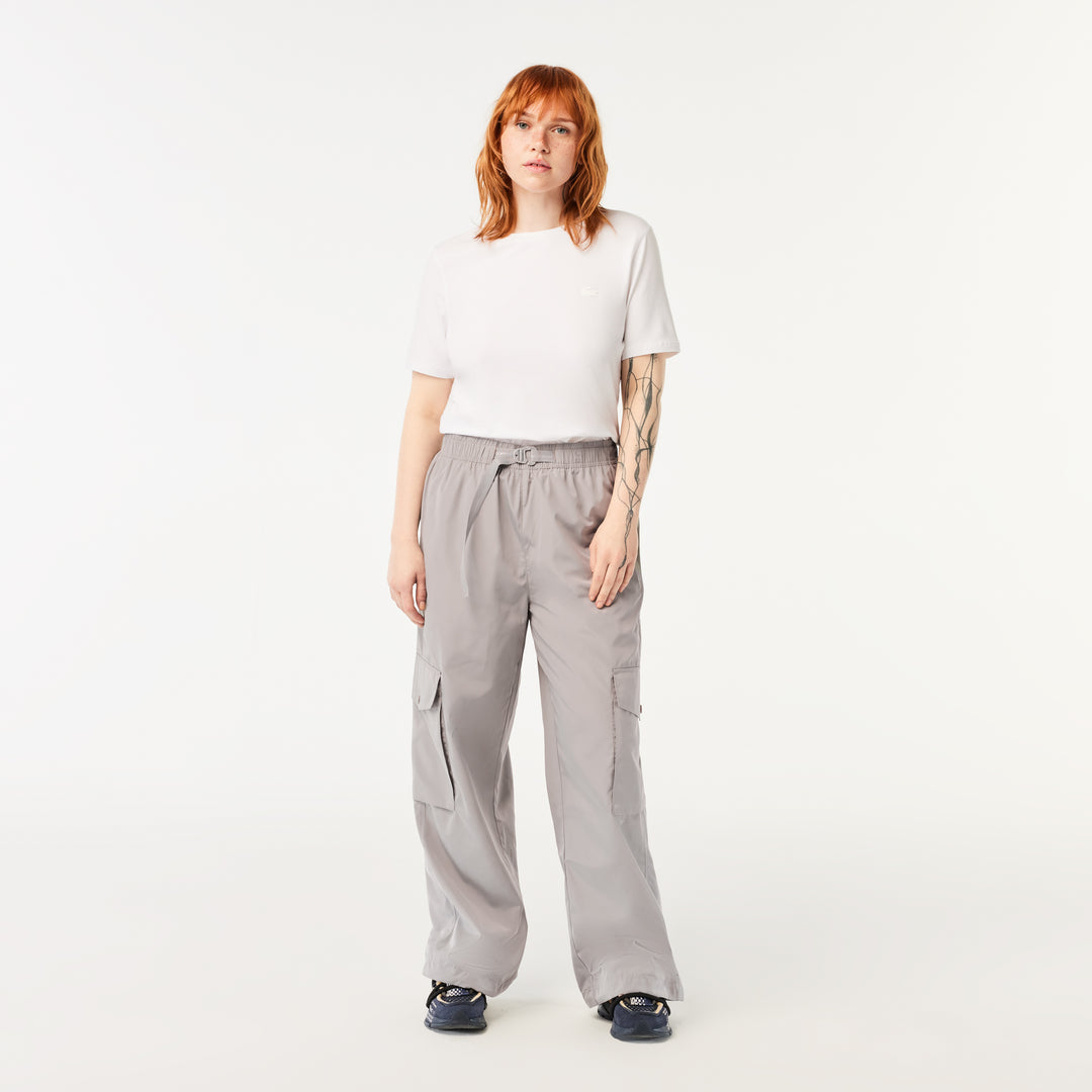 Women’s Lacoste Wide Leg Cargo Pants