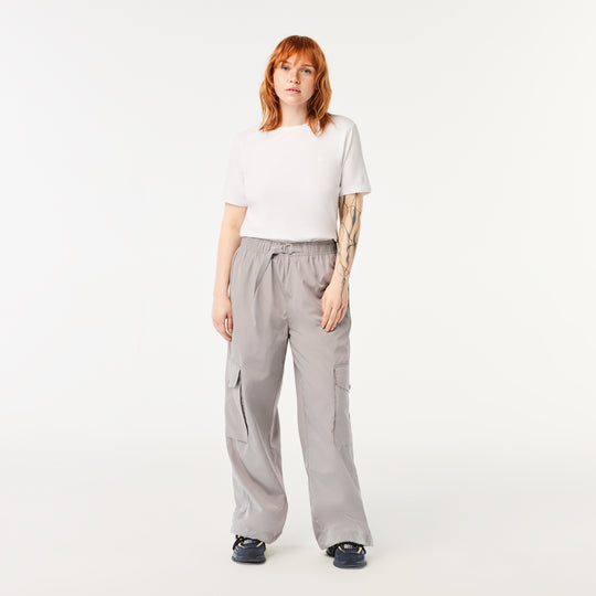 Women’s Lacoste Wide Leg Cargo Pants