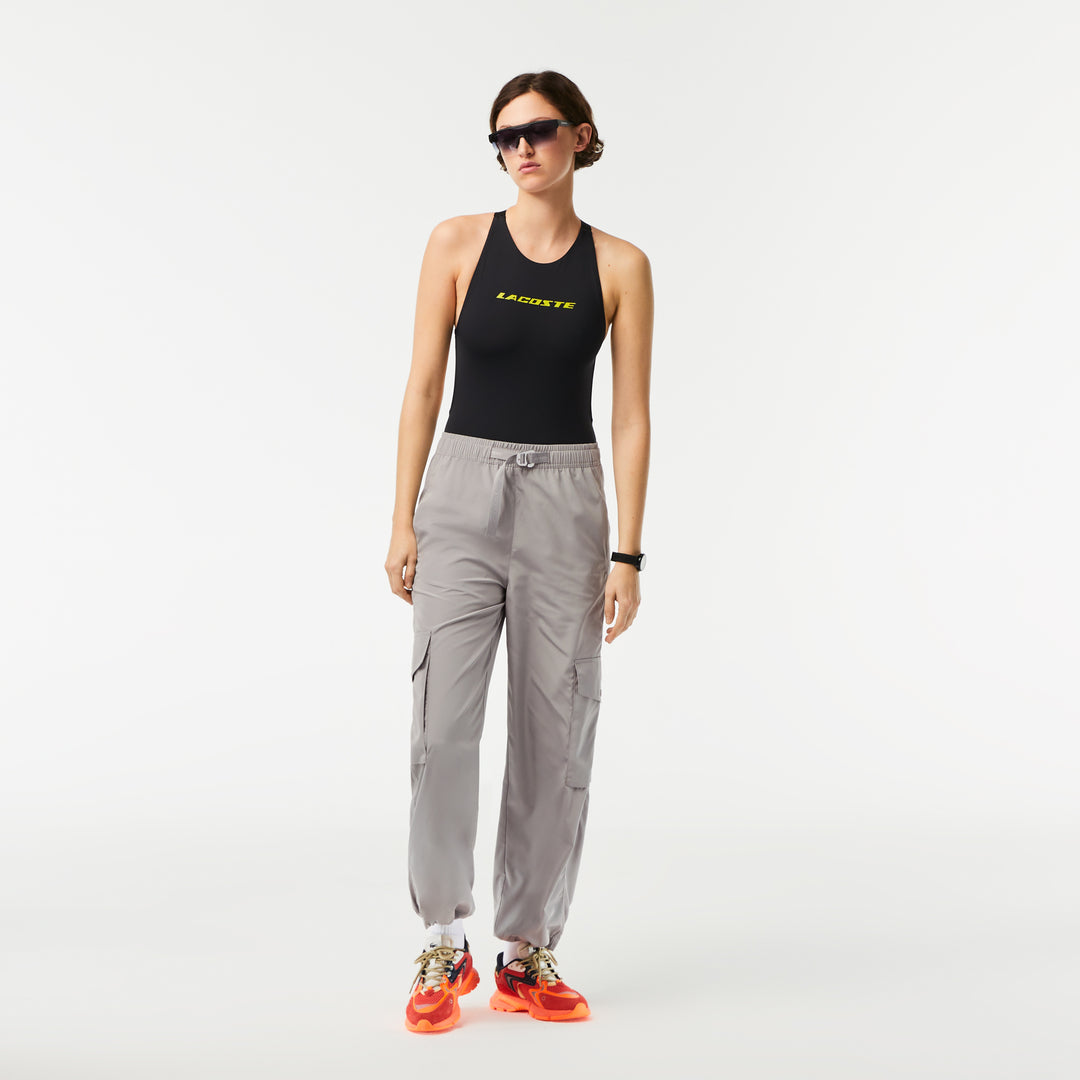 Women’s Lacoste Wide Leg Cargo Pants