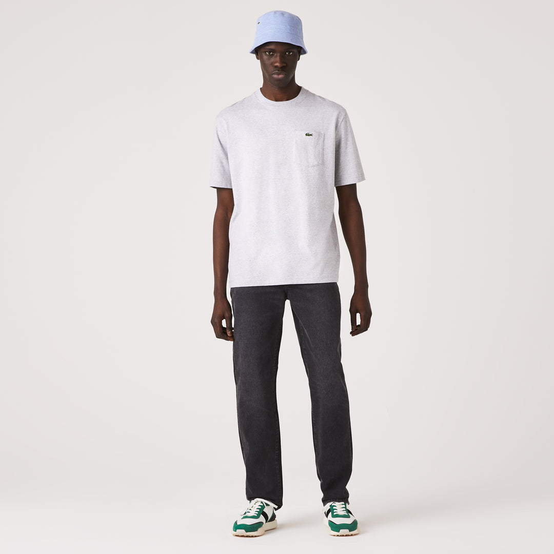 Men's Lacoste L!VE Relaxed Fit Cotton Denim Jeans