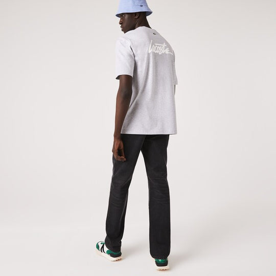 Men's Lacoste L!VE Relaxed Fit Cotton Denim Jeans