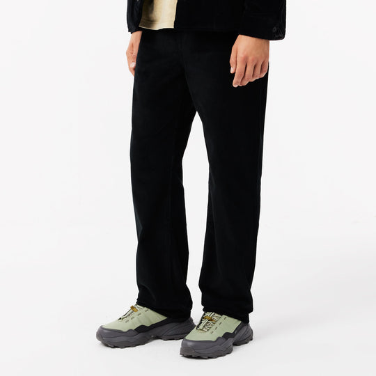 5 Pocket Straight Fit Velour Pants - HH6731