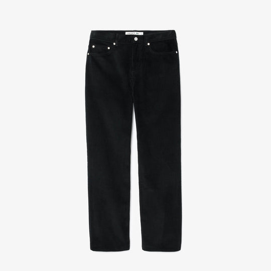 5 Pocket Straight Fit Velour Pants - HH6731