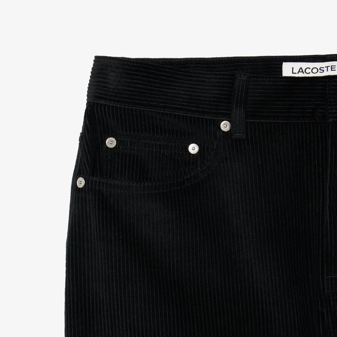 5 Pocket Straight Fit Velour Pants - HH6731