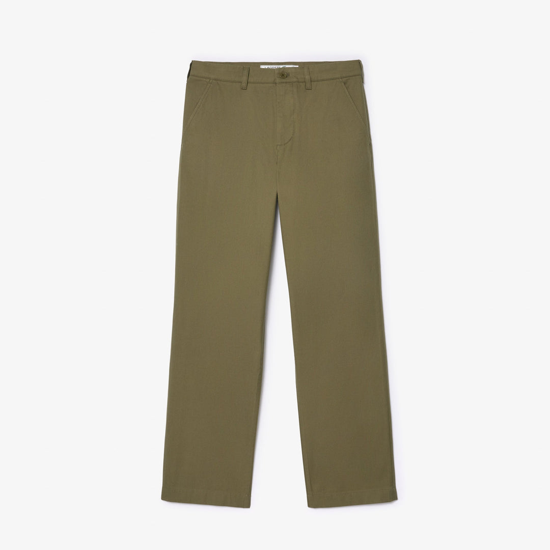 Straight Fit Cotton Twill Pants - HH7202