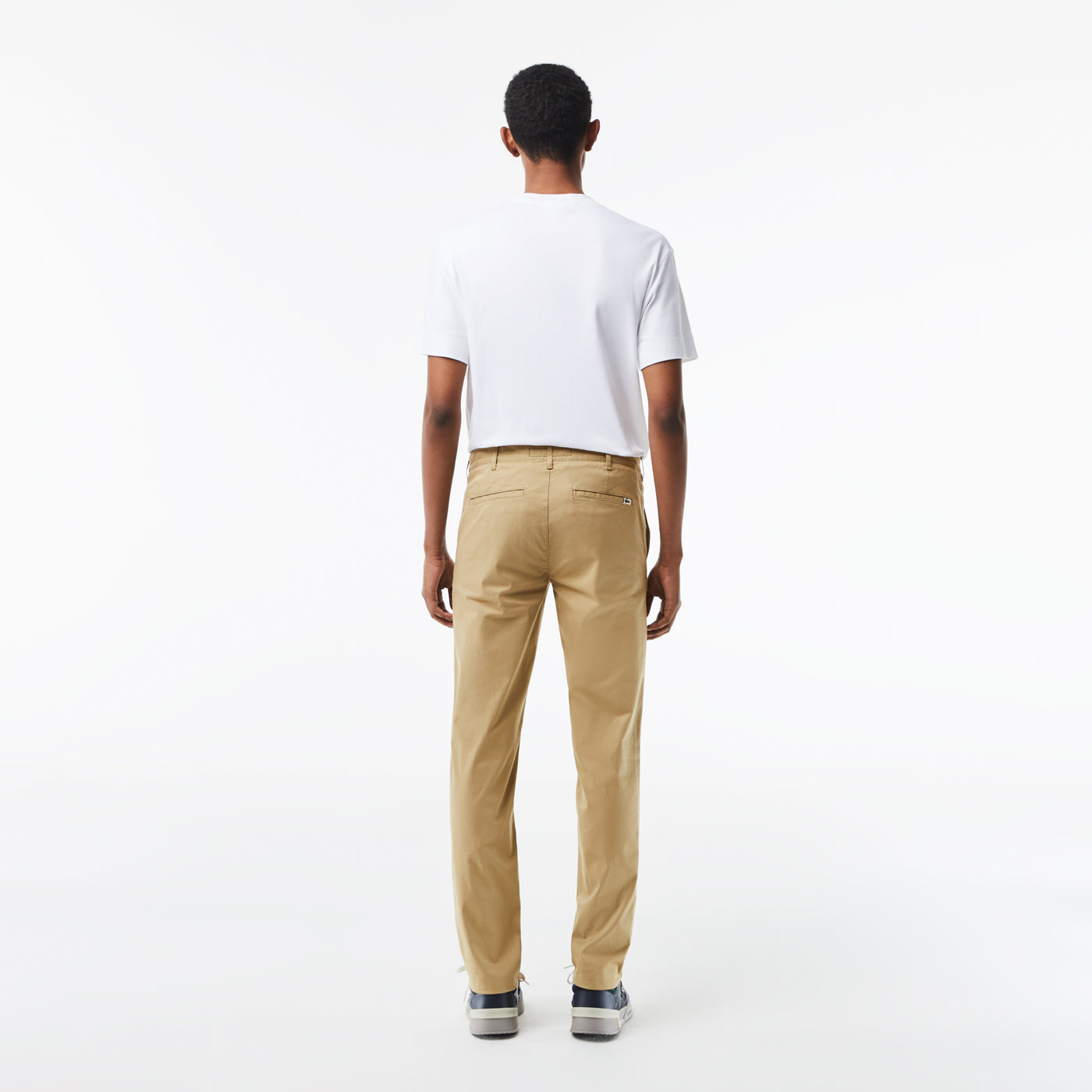 Men's Slim Fit Stretch Cotton Chino Trousers - HH7970