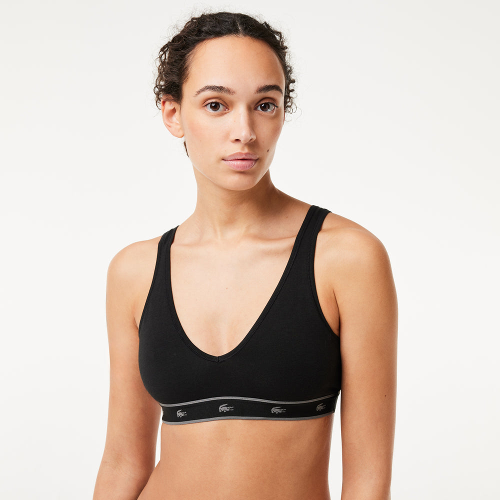 Stretch Cotton Triangle Bralette - IF8169