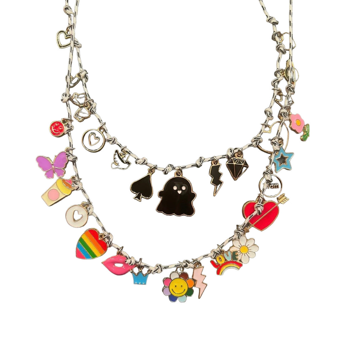 Cord Necklaces -Black Ghost