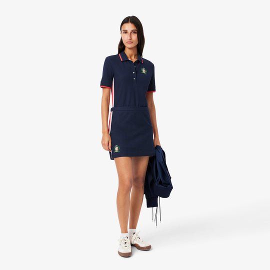 French Made Textured Pique Skirt-JF0522
