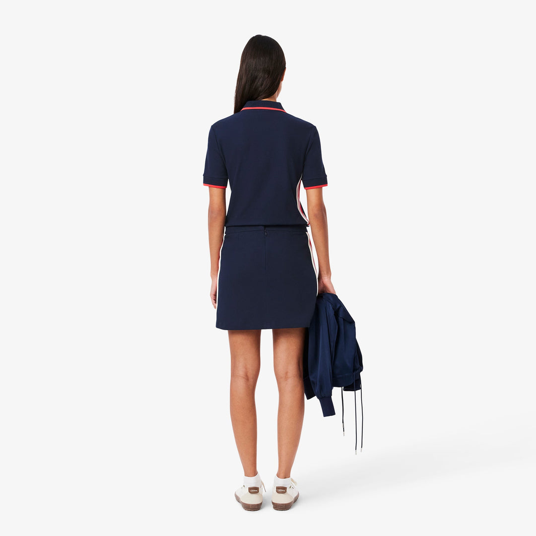 French Made Textured Pique Skirt-JF0522
