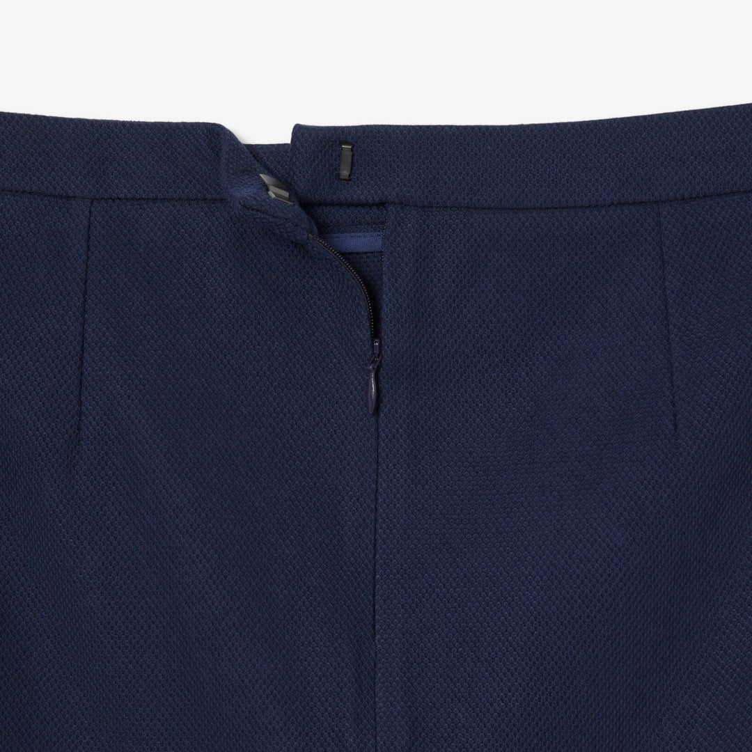 French Made Textured Pique Skirt-JF0522
