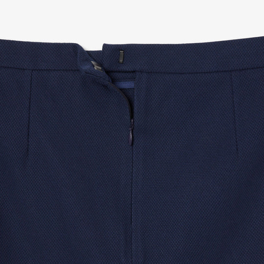 French Made Textured Pique Skirt-JF0522