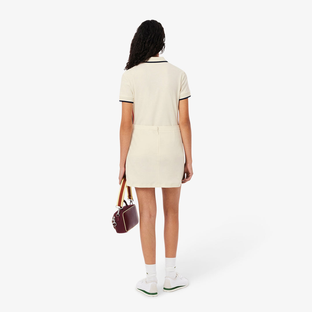 French Made Textured Pique Skirt-JF0522