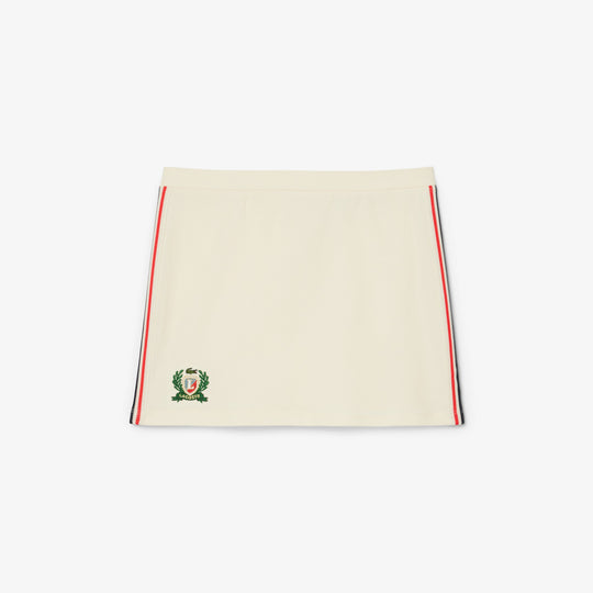 French Made Textured Pique Skirt-JF0522