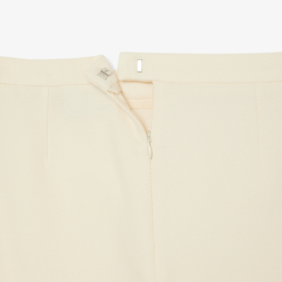 French Made Textured Pique Skirt-JF0522