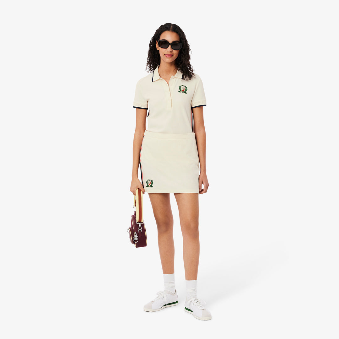French Made Textured Pique Skirt - JF0522