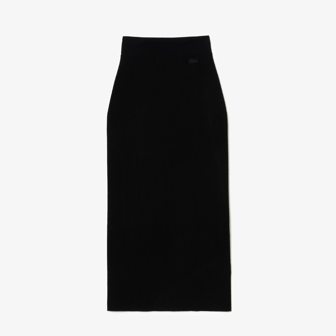 Ribbed, Seamless Knit Pencil Skirt - JF0622