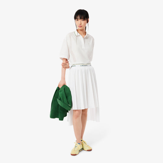 Asymmetric Pleated Midi Skirt - JF0641