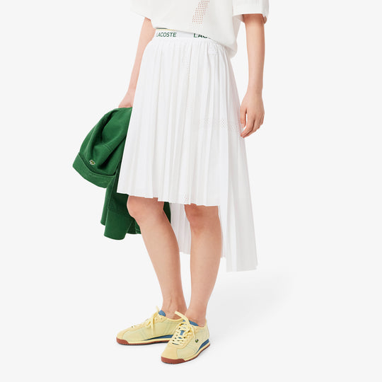 Asymmetric Pleated Midi Skirt - JF0641