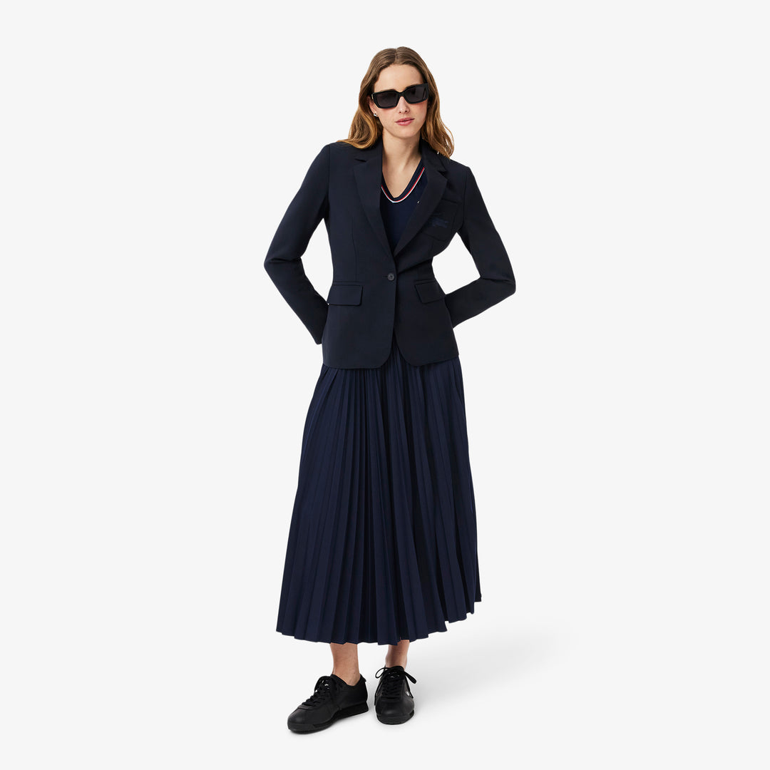 Long Pleated Elasticated Waist Skirt - JF1402