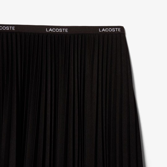 Long Pleated Elasticated Waist Skirt - JF1402