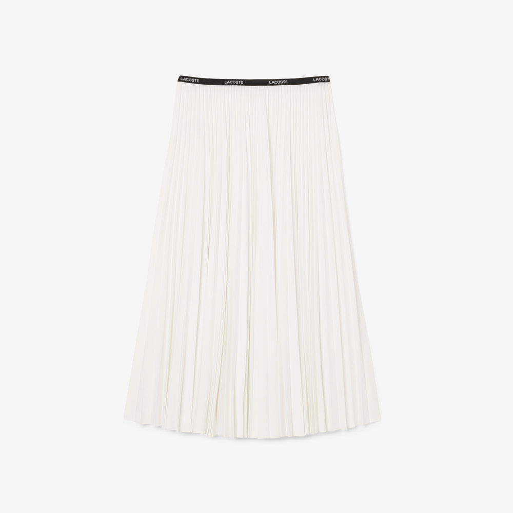 Long Pleated Elasticated Waist Skirt-JF1402