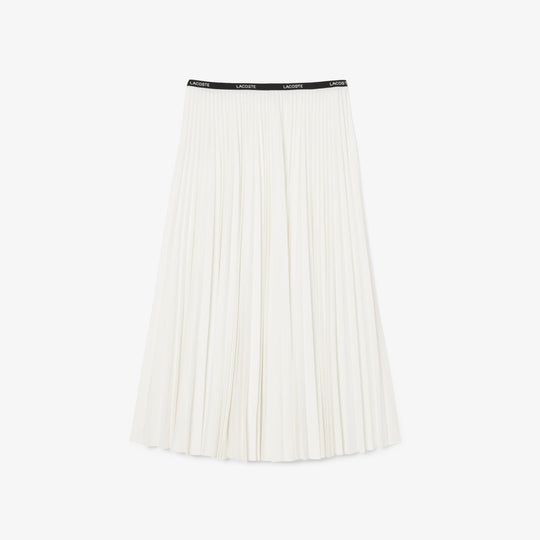 Long Pleated Elasticated Waist Skirt-JF1402
