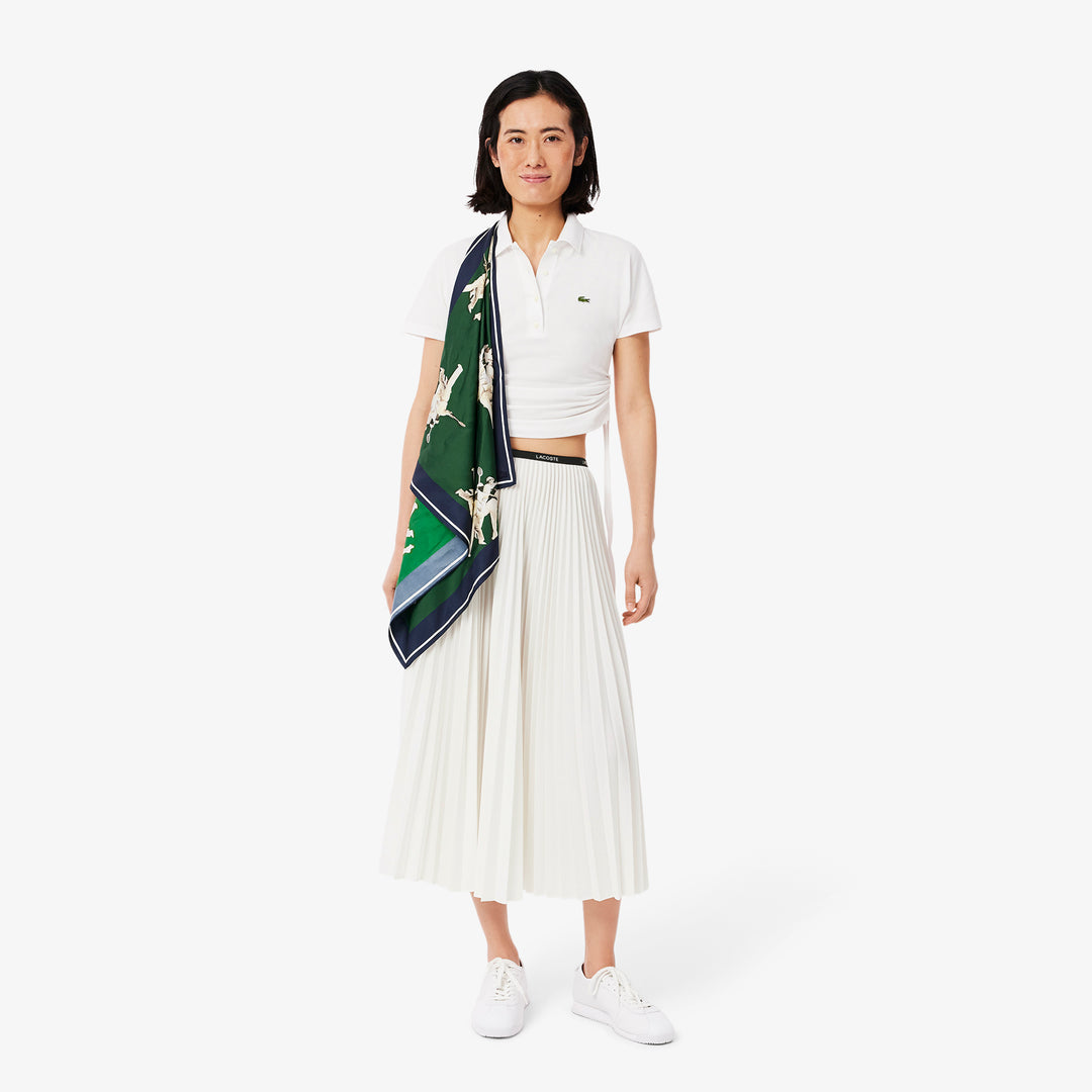 Long Pleated Elasticated Waist Skirt - JF1402