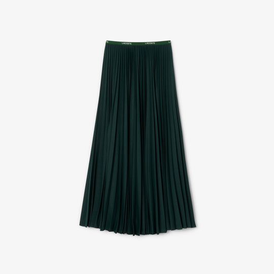 Long Pleated Elasticated Waist Skirt - JF1402