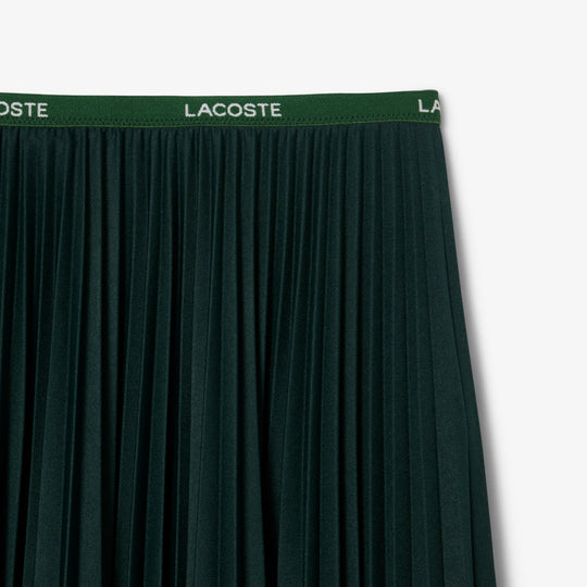 Long Pleated Elasticated Waist Skirt - JF1402
