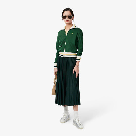 Long Pleated Elasticated Waist Skirt - JF1402