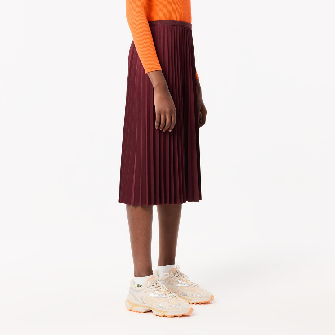 Elastic Waist Fluid Pleated Skirt - JF8050