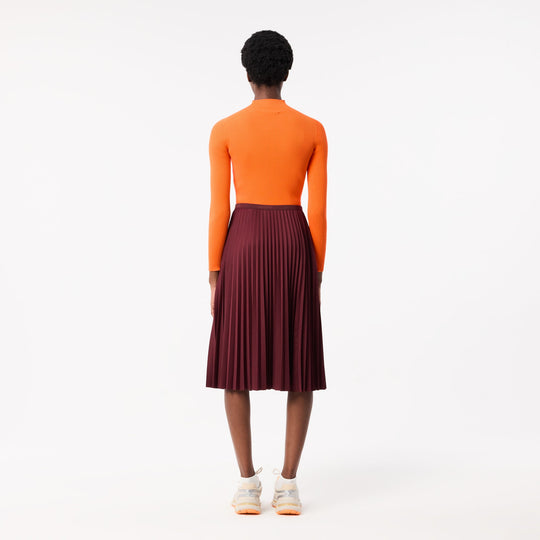 Elastic Waist Fluid Pleated Skirt - JF8050