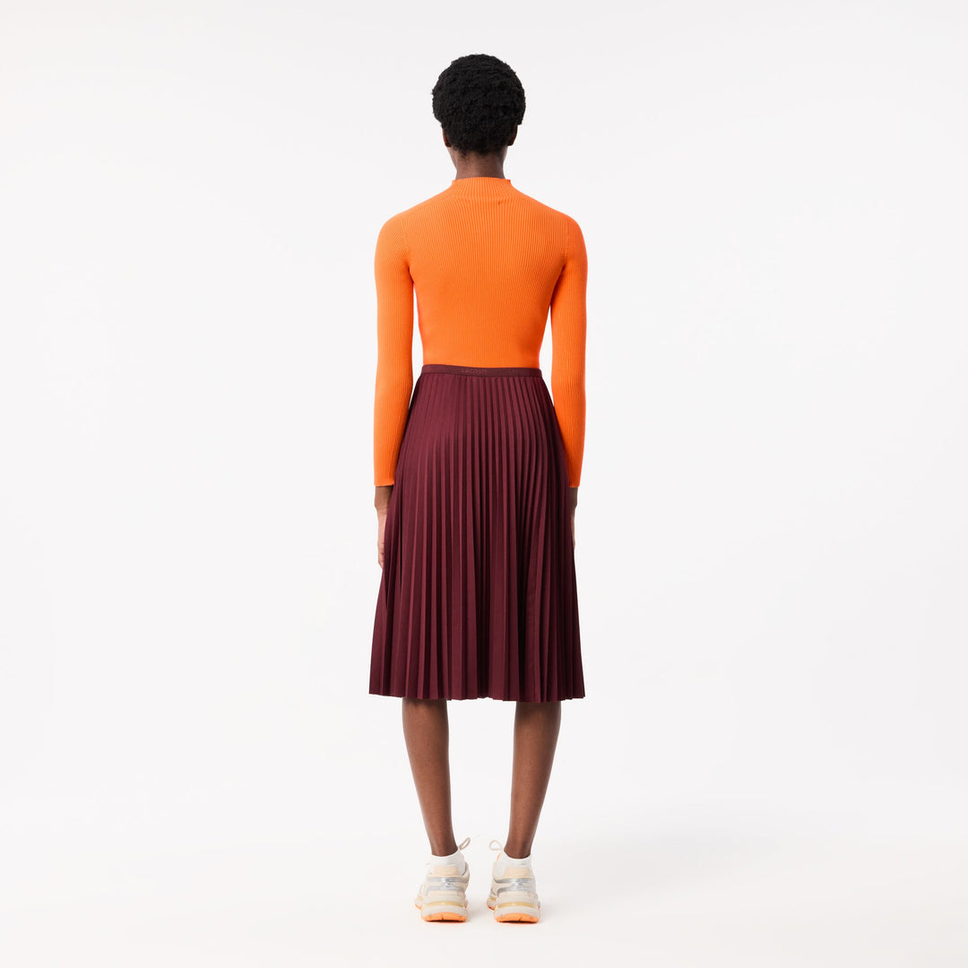 Elastic Waist Fluid Pleated Skirt - JF8050