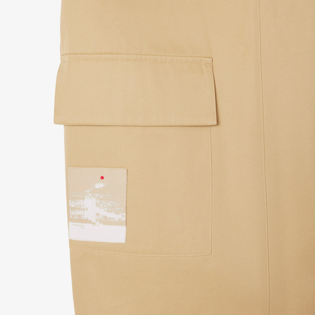 Straight Cut Twill Midi Skirt-JF9817