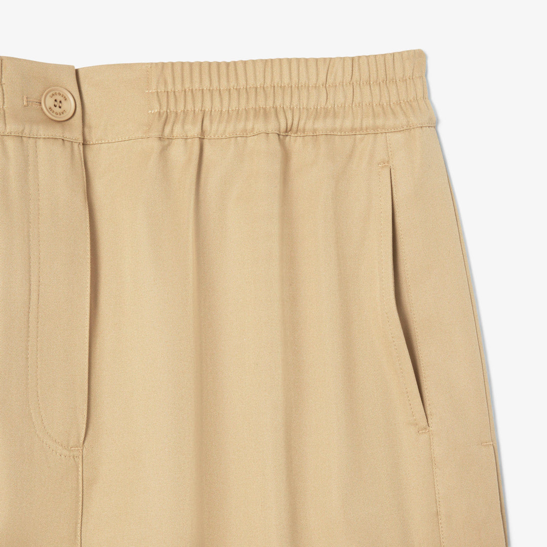Straight Cut Twill Midi Skirt - JF9817