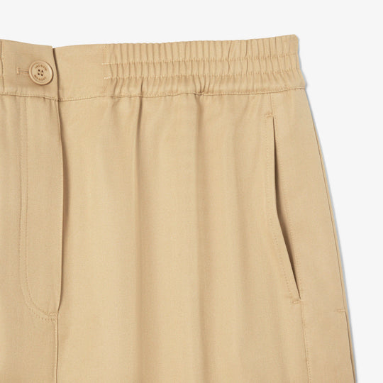Straight Cut Twill Midi Skirt - JF9817
