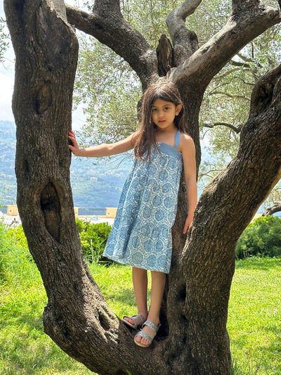 Shop The Latest Collection Of Hippie Heart Julia Blue Pattern Dress In Lebanon