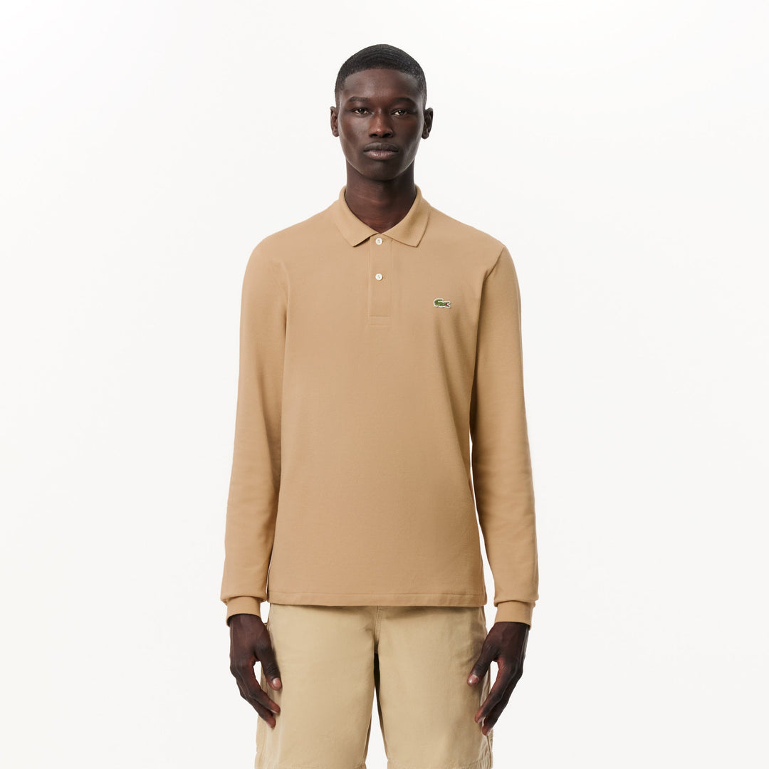 Classic Fit Long Sleeved L.12.12 Polo Shirt - L1312 - MYHOLDAL LEBANON