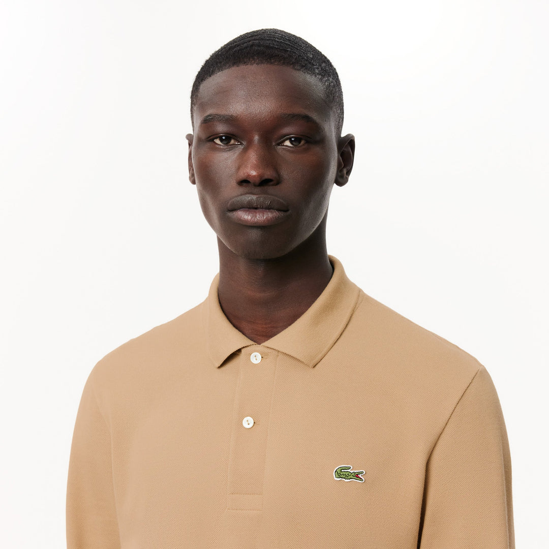 Classic Fit Long Sleeved L.12.12 Polo Shirt - L1312 - MYHOLDAL LEBANON