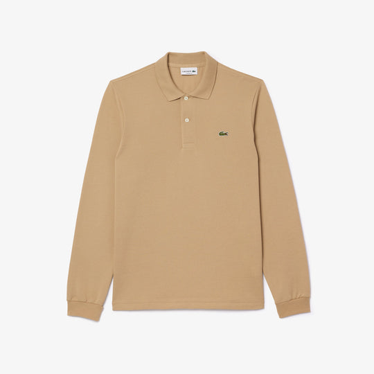 Classic Fit Long Sleeved L.12.12 Polo Shirt - L1312 - MYHOLDAL LEBANON