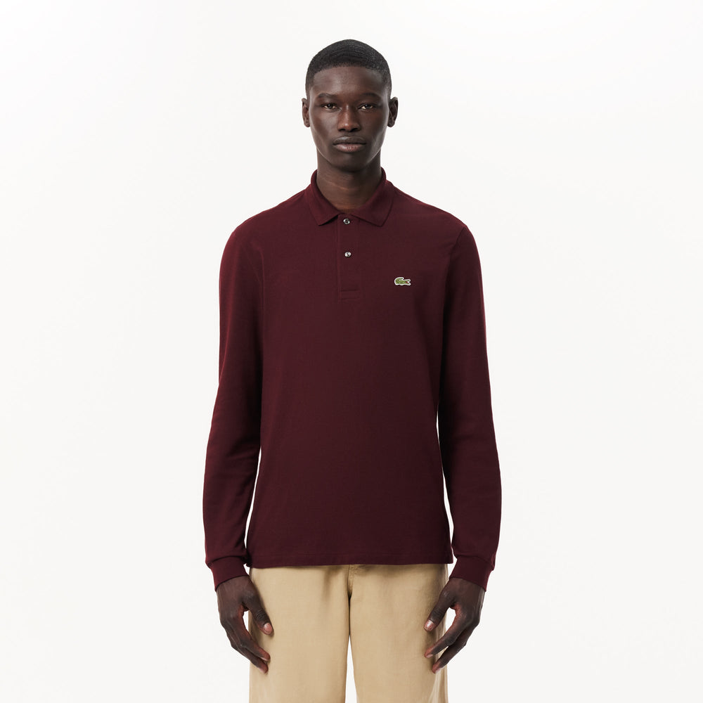 Classic Fit Long Sleeved L.12.12 Polo Shirt - L1312